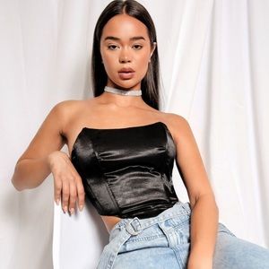 Satin Tube Top!🖤